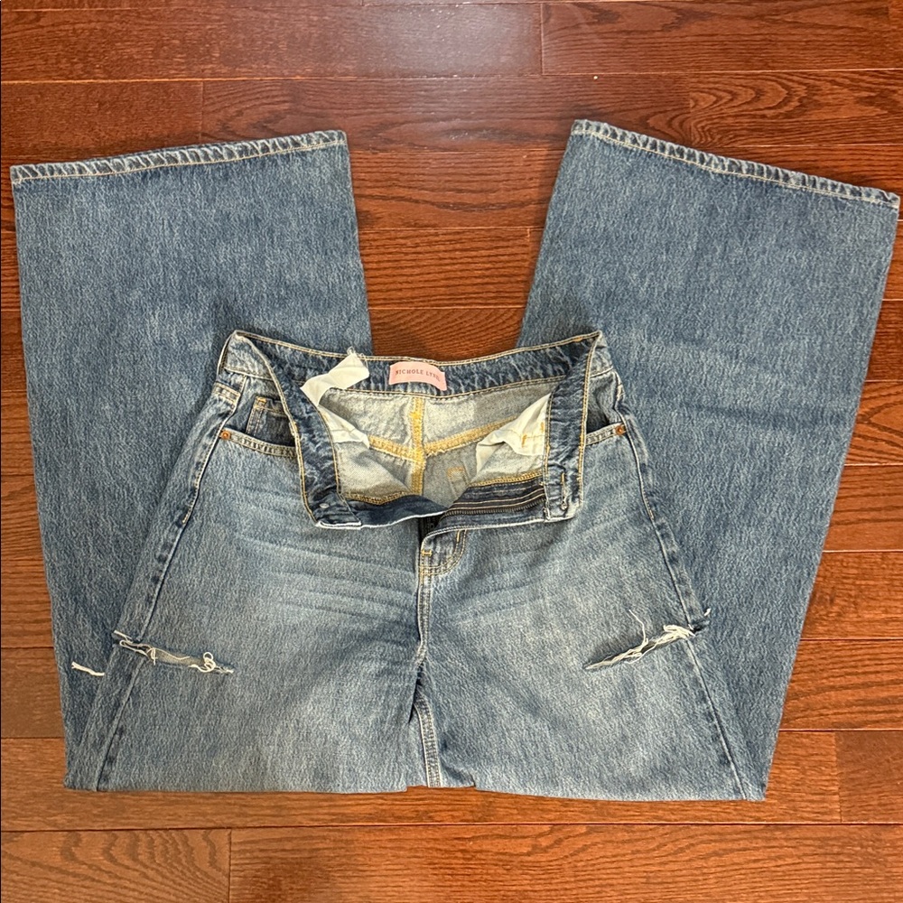 Women's Blue Flare & Wide Leg Jeans